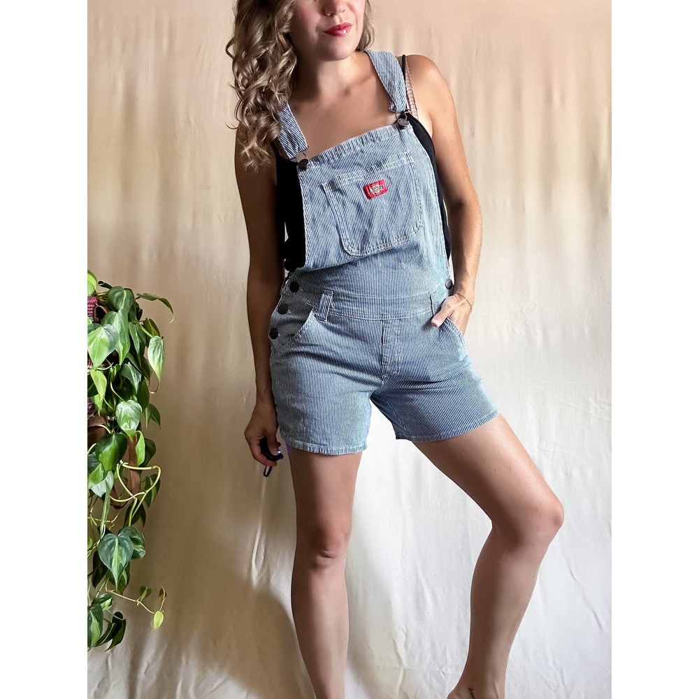 Dickies Striped Short Overalls (fits XS-S)
